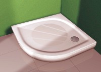 Душевой поддон из искусственного камня Ravak Elipso Pro 80х80 XA234401010 Белый