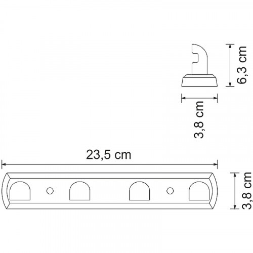 Вешалка для полотенец WasserKRAFT Kammel K-8374 Хром