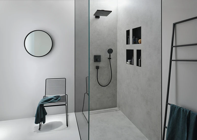 Ручной душ Hansgrohe Raindance Select S 26530670 Черный матовый пластик
