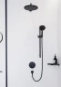 Ручной душ Hansgrohe Raindance Select S 26530670 Черный матовый пластик