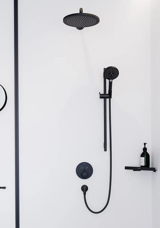 Ручной душ Hansgrohe Raindance Select S 26530670 Черный матовый пластик