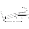Ручной душ Hansgrohe Raindance Select S 26530670 Черный матовый пластик
