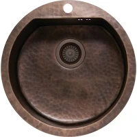 Кухонная мойка Seaman Natural Genova SMC-510V-Antique.A Темная медь интегрированная