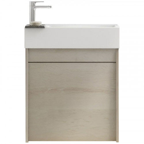 Тумба под раковину Art&amp;Max Family-400-1D-SO-PB подвесная Сканди МДФ / ЛДСП