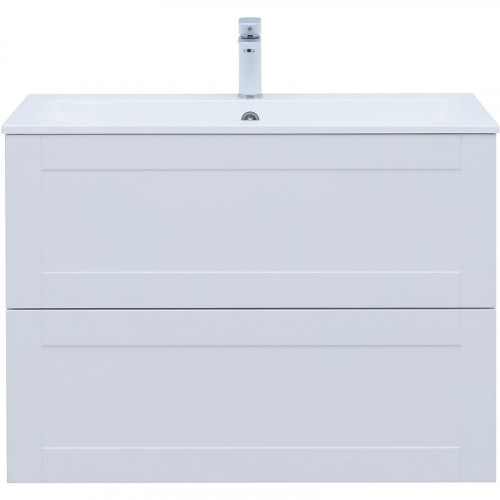 Тумба под раковину Aquanet Терра 90 313235 подвесная Белая матовая МДФ / ЛДСП