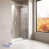 Душевая дверь Ceruttispa Белла (Bella) 100 BELLA D101F 11990 профиль Хром стекло матовое