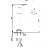 Смеситель для раковины Frap H71 F1071-2 Хром латунь