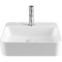 Раковина Allen Brau Liberty 2 48 4.32014.20 Белая фаянс накладная