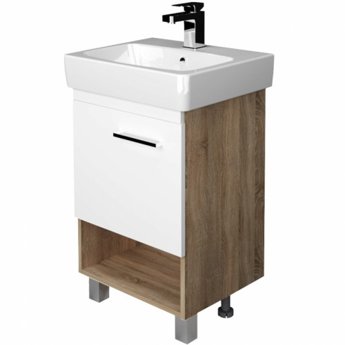 Тумба под раковину 1MarKa Tera 60 У76065 Дуб Сонома МДФ / ЛДСП