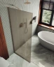 Душевая перегородка Maybah Glass MGD-692-2у 890х1950 в узком профиле Бронза стекло бронзовое матовое