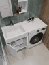 Тумба с раковиной Orange Sistema 120 L STD-120TUW+RAL Белая глянцевая МДФ / ЛДСП