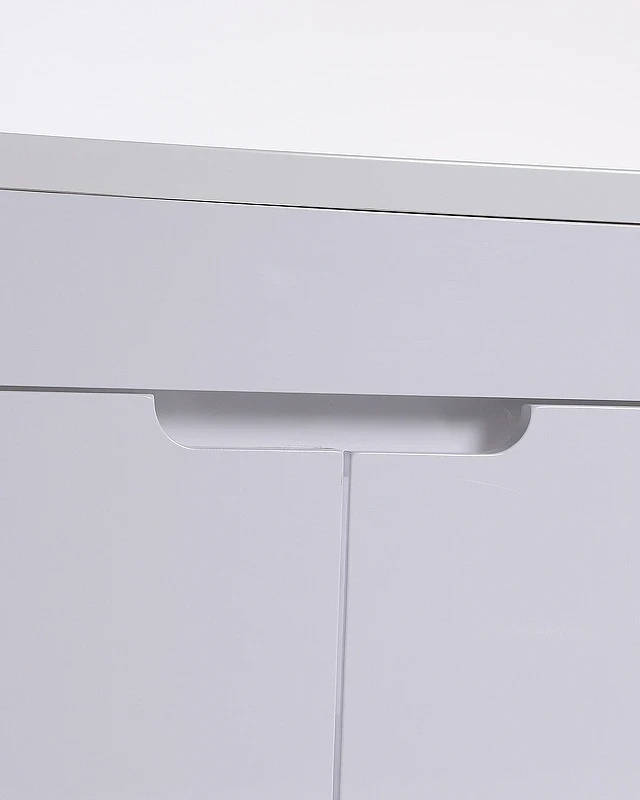 Тумба с раковиной Orange Sistema 120 L STD-120TUW+RAL Белая глянцевая МДФ / ЛДСП