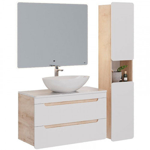 Столешница под раковину Lemark Olivia 100 LM08OL100S Белый глянец