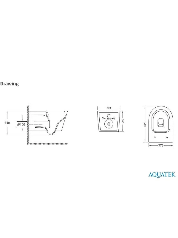 Комплект унитаза с инсталляцией Aquatek Set Aquatek Сириус цвет Белый с сиденьем Микролифт