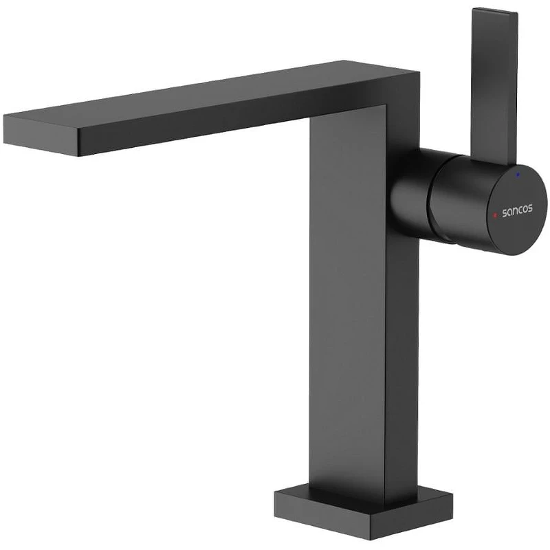 Смеситель для раковины Sancos Linn SC9019MB Черный матовый