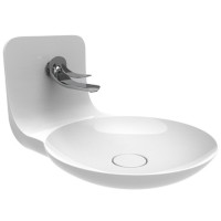 Раковина-чаша Creavit Foglia 45 FG045-00CB00E-0000 Белая фарфор подвесная