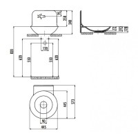 Раковина-чаша Creavit Foglia 45 FG045-00CB00E-0000 Белая фарфор подвесная