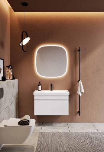 Зеркало Aqwella Aura A 80 AUR0208AH с подсветкой с бесконтактным выключателем стекло