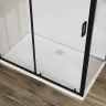 Душевой уголок Vincea City 120х90 VSR-5CT9012CLB профиль Черный стекло прозрачное