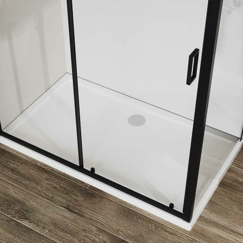 Душевой уголок Vincea City 120х90 VSR-5CT9012CLB профиль Черный стекло прозрачное