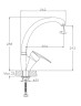Смеситель для кухни Haiba HB4106-2
