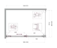 Душевой уголок BelBagno Soft Close-1 130x90 SOFT_CLOSE-1-AH-1-130/90-C-Cr профиль Хром стекло прозрачное