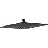 Верхний душ Aquanet Static AF330-84-S250B 261826 Черный матовый пластик на потолок