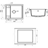 Кухонная мойка Point Римо 60 PN3010AL Серая