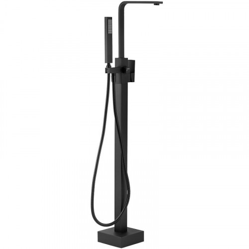 Смеситель для ванны Swedbe Spira 4005B Черный матовый латунь на пол