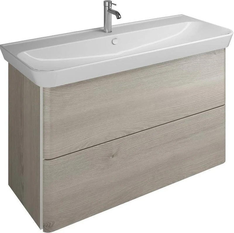Тумба с раковиной Burgbad Iveo 120 SFEN120F2834G0161C0001*1 подвесная Дуб фланелевый