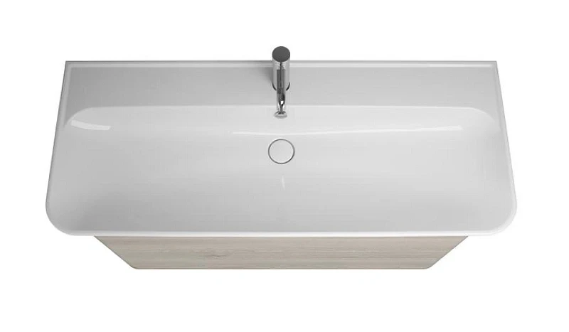 Тумба с раковиной Burgbad Iveo 120 SFEN120F2834G0161C0001*1 подвесная Дуб фланелевый