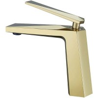 Смеситель для раковины Boheme Venturo 381 Золото латунь