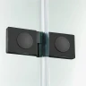 Шторка для ванны New Trendy NEW SOLEO Black x110 P-0085