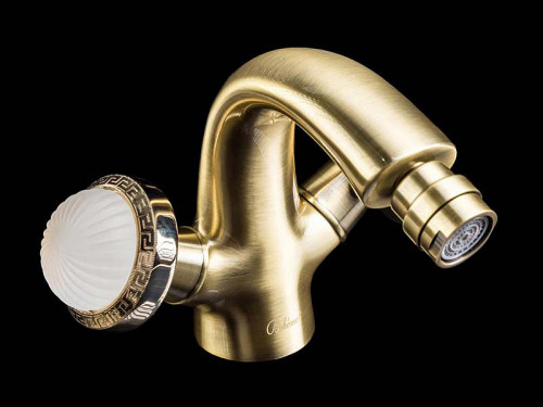 Смеситель для биде Boheme Satine 316-ST Бронза латунь