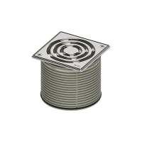 Решетка для душевого трапа Tece Drainpoint S 100х100 3660009 цвет Хром матовый