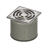 Решетка для душевого трапа Tece Drainpoint S 100х100 3660009 цвет Хром матовый
