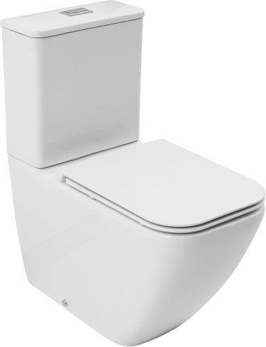 Унитаз-компакт Allen Brau Liberty 4.33013.20 цвет Белый с бачком и сиденьем Микролифт