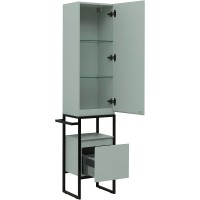 Шкаф пенал Allen Brau Priority 40 R 1.31005.PWM Папирус матовый МДФ / ЛДСП