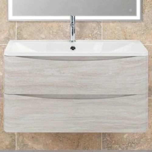 Тумба под раковину BelBagno ACQUA-800-2C-SO-RVB подвесная Rovere Vintage Bianco МДФ / ЛДСП