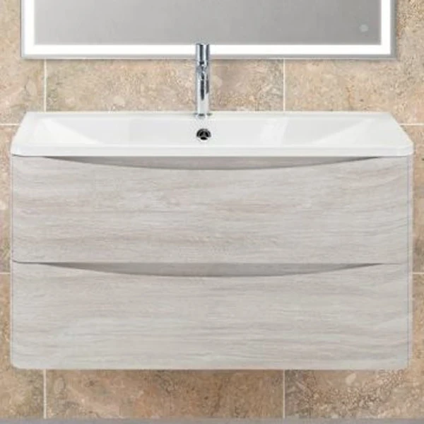 Тумба под раковину BelBagno ACQUA-800-2C-SO-RVB подвесная Rovere Vintage Bianco МДФ / ЛДСП