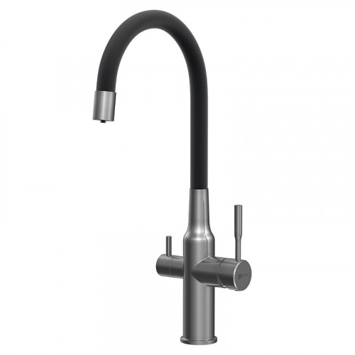 Смеситель для кухни Lemark Expert LM5083GMN-Black цвет Графит Черный