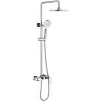 Душевая система Aquatek Бетта AQ2140CR Хром латунь на стену