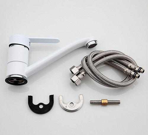 Смеситель для кухни Frap H41 F4541 Белый Хром