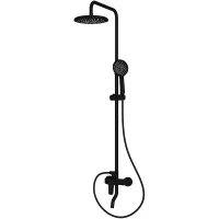 Душевая система RGW Shower Panels SP-25B 59140125-04 Черная латунь на стену