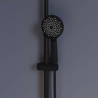 Душевая система RGW Shower Panels SP-25B 59140125-04 Черная латунь на стену