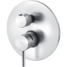 Смеситель для душа Paffoni Light LIG019ST Сталь встраиваемый