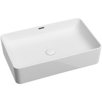 Раковина-чаша Ceramicanova Element 61 CN6065 Белая фарфор накладная