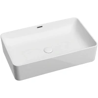 Раковина-чаша Ceramicanova Element 61 CN6065 Белая фарфор накладная
