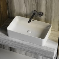 Раковина-чаша Ceramicanova Element 61 CN6065 Белая фарфор накладная