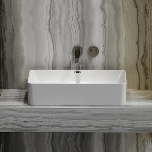Раковина-чаша Ceramicanova Element 61 CN6065 Белая фарфор накладная